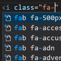 Download Font Awesome Auto Complete Preview Visual Studio Marketplace